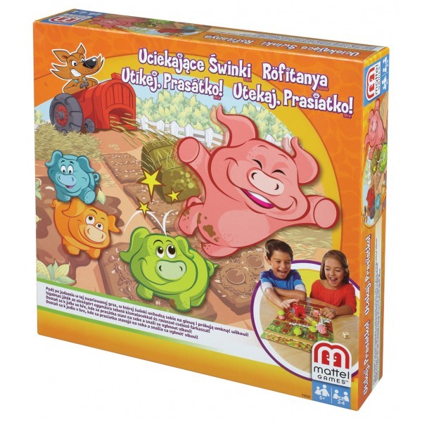 Mattel Y2552 Gra Uciekające świnki Go Piggy Go